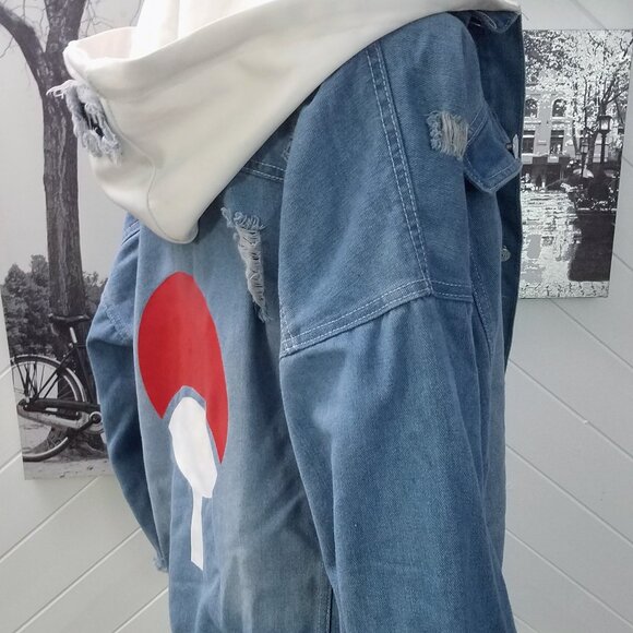 Uchiha Crest Harajuku Jacket - Picture 2 of 8